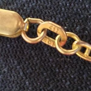 10k gold bracelet/anklet